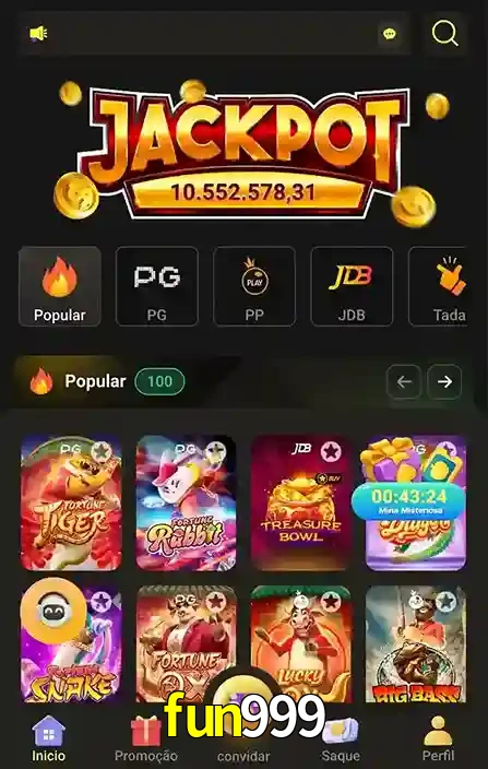 Promoções Especiais no fun999 App